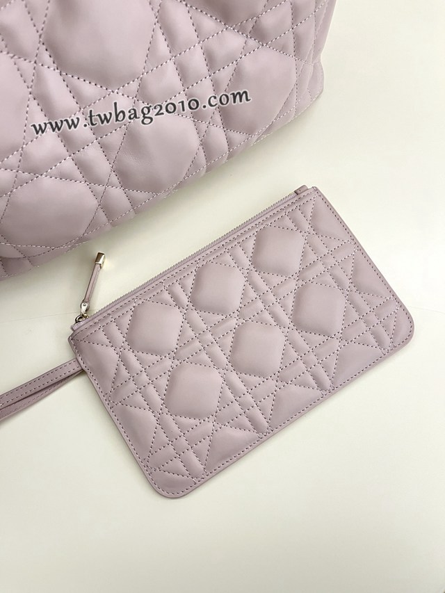 Dior专柜新款迪奥高仿原单中号甜蜜粉Toujours系列大菱格休闲女包 djfk1435